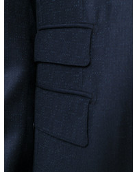 Темно-синий шерстяной костюм от Etro