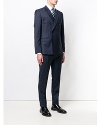 Темно-синий шерстяной костюм от Dolce & Gabbana