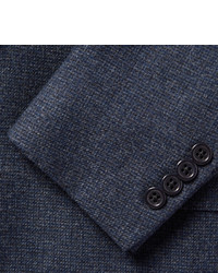 Мужской темно-синий шерстяной пиджак в клетку от Polo Ralph Lauren