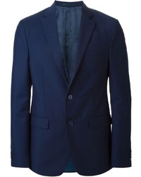 Мужской темно-синий шерстяной пиджак от Acne Studios
