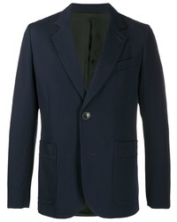 Мужской темно-синий шерстяной пиджак от Ami Paris