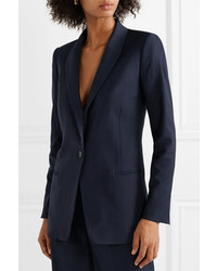 Женский темно-синий шерстяной пиджак от By Malene Birger