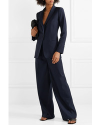 Женский темно-синий шерстяной пиджак от By Malene Birger