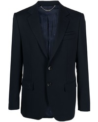Мужской темно-синий шерстяной пиджак от Billionaire