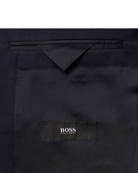 Мужской темно-синий шерстяной пиджак от Hugo Boss
