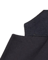 Мужской темно-синий шерстяной пиджак от Hugo Boss