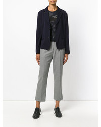 Женский темно-синий шерстяной пиджак от Y's