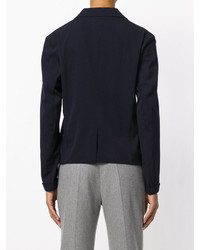 Женский темно-синий шерстяной пиджак от Y's