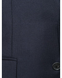 Мужской темно-синий шерстяной пиджак от Caruso