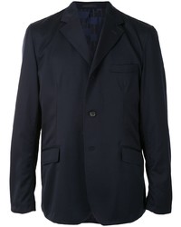 Мужской темно-синий шерстяной пиджак от Comme des Garcons Homme