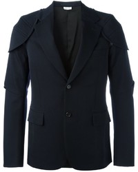 Мужской темно-синий шерстяной пиджак от Comme des Garcons
