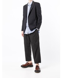 Мужской темно-синий шерстяной пиджак от Kolor