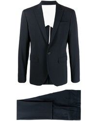 Мужской темно-синий шерстяной пиджак от DSQUARED2