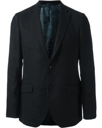 Мужской темно-синий шерстяной пиджак от Etro