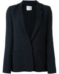 Женский темно-синий шерстяной пиджак от Forte Forte