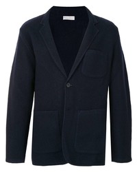 Мужской темно-синий шерстяной пиджак от Gieves & Hawkes