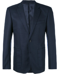 Мужской темно-синий шерстяной пиджак от Hardy Amies