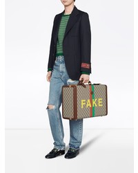 Мужской темно-синий шерстяной пиджак от Gucci