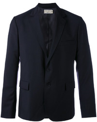 Мужской темно-синий шерстяной пиджак от MAISON KITSUNÉ