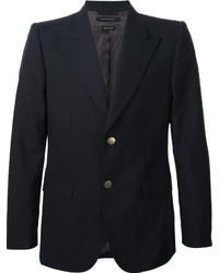 Мужской темно-синий шерстяной пиджак от Marc Jacobs
