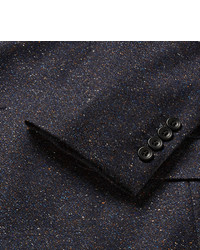 Мужской темно-синий шерстяной пиджак от Richard James