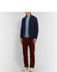 Мужской темно-синий шерстяной пиджак от Missoni