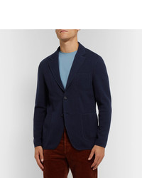 Мужской темно-синий шерстяной пиджак от Missoni