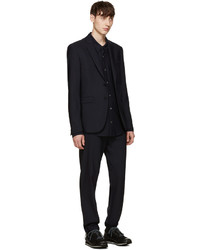 Мужской темно-синий шерстяной пиджак от Acne Studios
