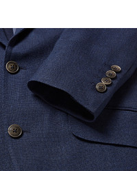 Мужской темно-синий шерстяной пиджак от Hackett