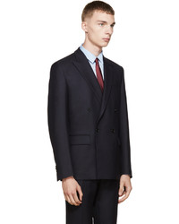Мужской темно-синий шерстяной пиджак от Marni