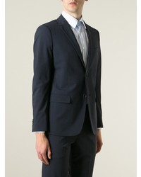 Мужской темно-синий шерстяной пиджак от Theory