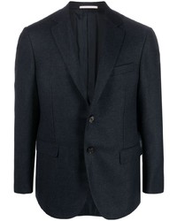 Мужской темно-синий шерстяной пиджак от Pal Zileri