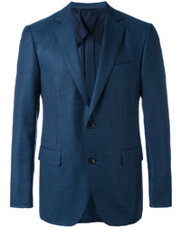 Мужской темно-синий шерстяной пиджак от Pal Zileri