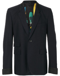 Мужской темно-синий шерстяной пиджак от Paul Smith
