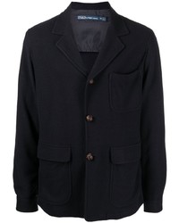Мужской темно-синий шерстяной пиджак от Polo Ralph Lauren