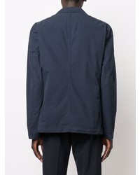 Мужской темно-синий шерстяной пиджак от Woolrich