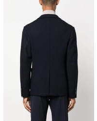 Мужской темно-синий шерстяной пиджак от Barena
