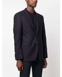 Мужской темно-синий шерстяной пиджак от Tonello
