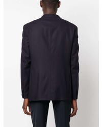 Мужской темно-синий шерстяной пиджак от Tonello