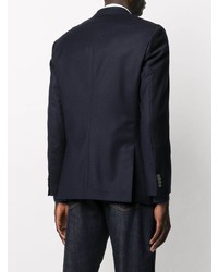 Мужской темно-синий шерстяной пиджак от BOSS