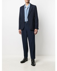 Мужской темно-синий шерстяной пиджак от Ami Paris