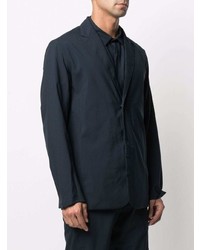 Мужской темно-синий шерстяной пиджак от Veilance