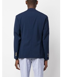 Мужской темно-синий шерстяной пиджак от Manuel Ritz