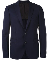 Мужской темно-синий шерстяной пиджак от Tagliatore