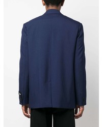Мужской темно-синий шерстяной пиджак от Marni