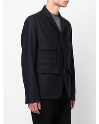 Мужской темно-синий шерстяной пиджак от Woolrich