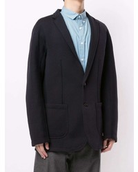 Мужской темно-синий шерстяной пиджак от Kolor