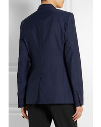 Женский темно-синий шерстяной пиджак от Marni