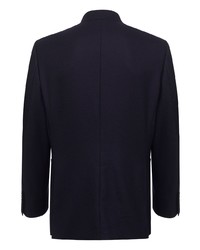 Мужской темно-синий шерстяной пиджак от Shanghai Tang