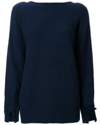 Женский темно-синий шерстяной свитер от 3.1 Phillip Lim